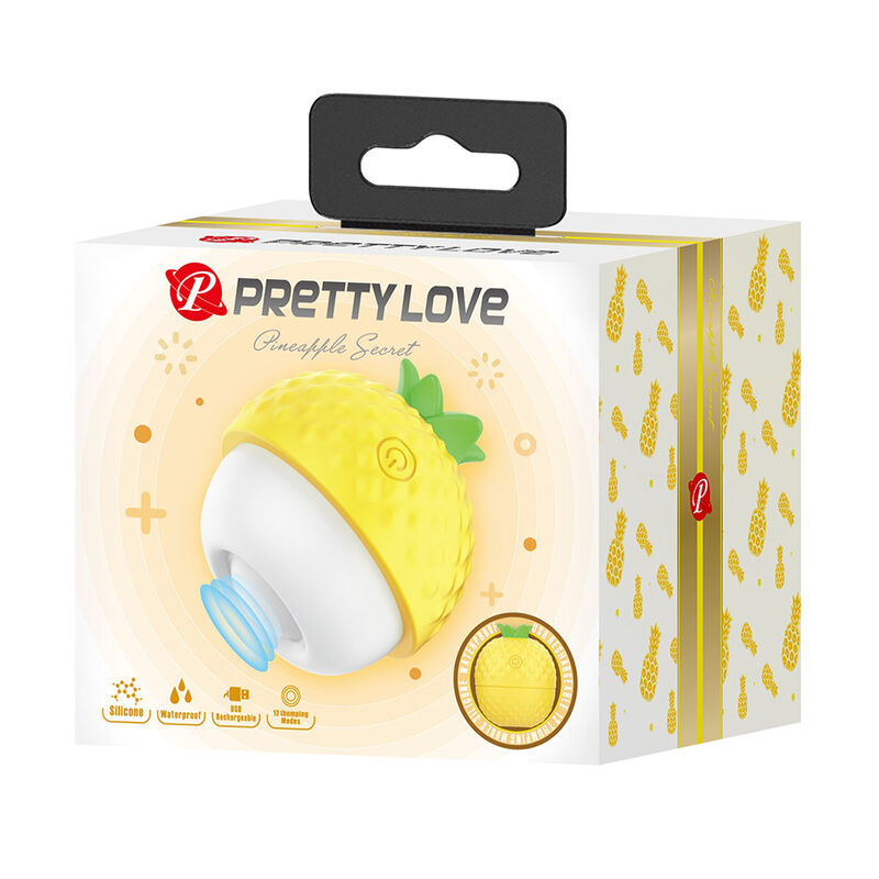 Pretty Love - Stimulateur Clitorial Rechargeable À Succion Et À Poussée Jaune - Image 3