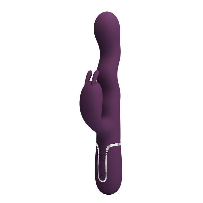 Pretty Love - Vibrateur Lapin Loursen Avec Mouvement De Poussée Et 7 Modes De Vibration Rechargeable Par Usb Violet - Image 3