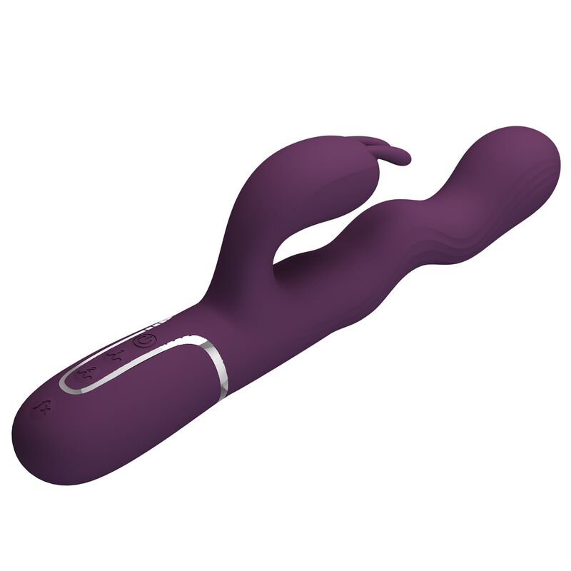 Pretty Love - Vibrateur Lapin Loursen Avec Mouvement De Poussée Et 7 Modes De Vibration Rechargeable Par Usb Violet - Image 7