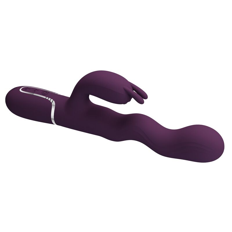 Pretty Love - Vibrateur Lapin Loursen Avec Mouvement De Poussée Et 7 Modes De Vibration Rechargeable Par Usb Violet - Image 9