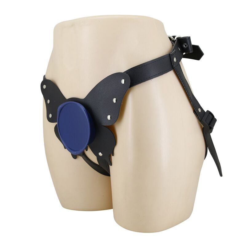 Pretty Love - Universal Strap-On Harness Briefs Black And Blue - Image 4