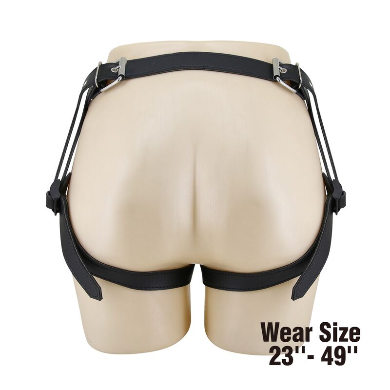 Pretty Love - Universal Strap-On Harness Briefs Black And Blue - Image 6