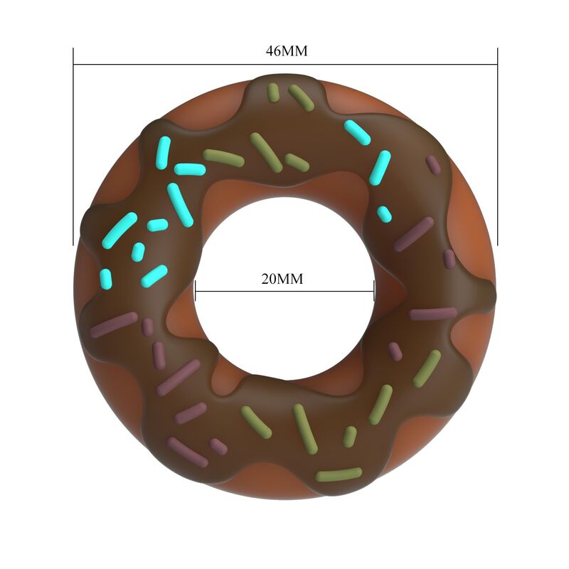 Pretty Love - Super Donut Penis Ring Brown - Image 7