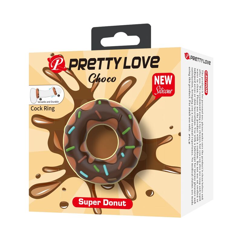 Pretty Love - Super Donut Penis Ring Brown - Image 8