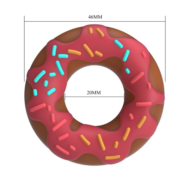 Pretty Love - Super Donut Penis Ring Pink - Image 7