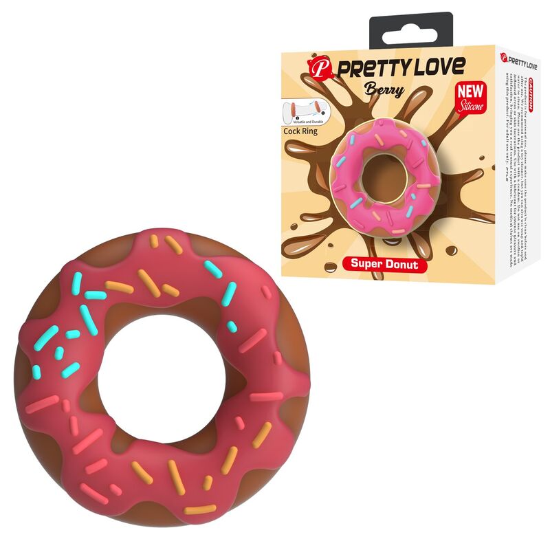 Pretty Love - Super Donut Penis Ring Pink - Image 8