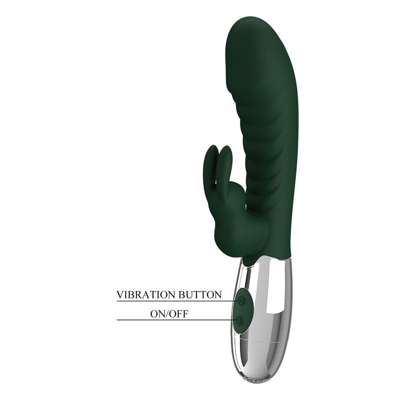 Pretty Love - Vibrateur Lapin Coquin 30 Fonctions Rechargeable Usb Vert - Image 4