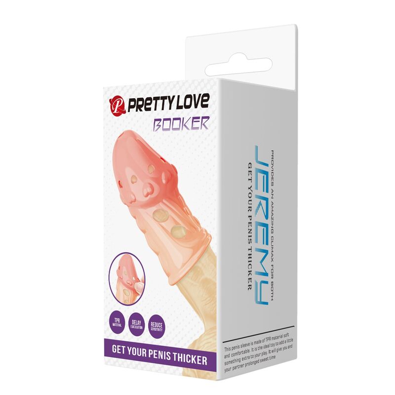 Pretty Love - Manchon Pénis Texturé Chaussette Naturel - Image 4
