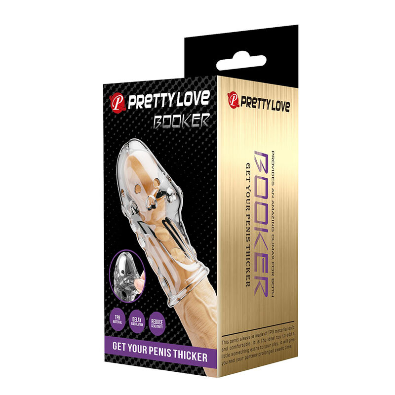 Pretty Love - Manchon Pénis Rocker - Gagnez En Épaisseur Votre Pénis Transparent - Image 4