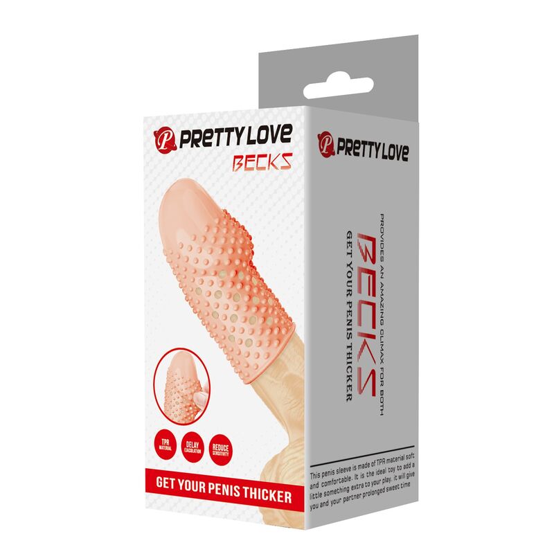 Pretty Love - Manchon Pénis Pour Geek - Gagnez En Épaisseur - Couleur Naturelle - Image 4