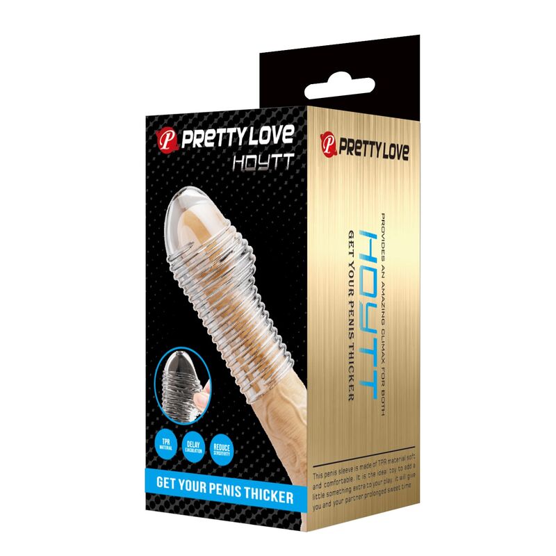 Pretty Love - Manchon Pénis Hottt Pour Un Pénis Plus Épaisse Transparent - Image 4