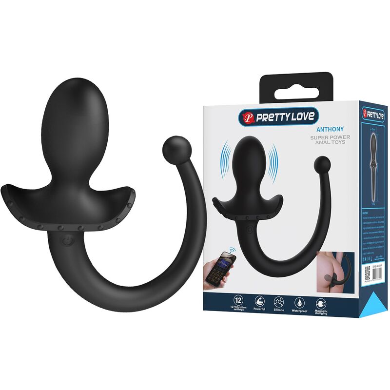 Pretty Love - Vibrateur Anal Et Périnéum Noir Contrôlé Par Application Anthony - Image 20