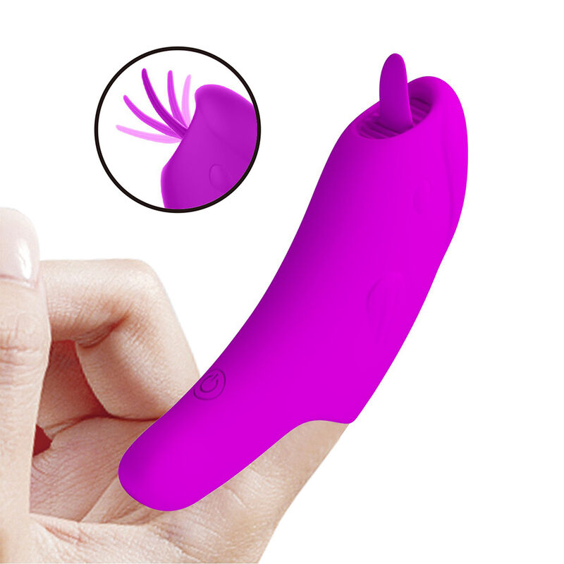 Pretty Love - Peterson Honey Finger Rechargeable Finger Vibrator Purple - Image 10