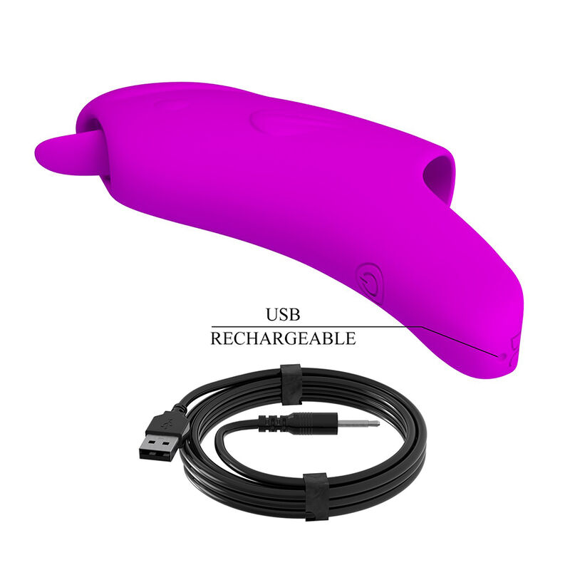 Pretty Love - Peterson Honey Finger Rechargeable Finger Vibrator Purple - Image 11