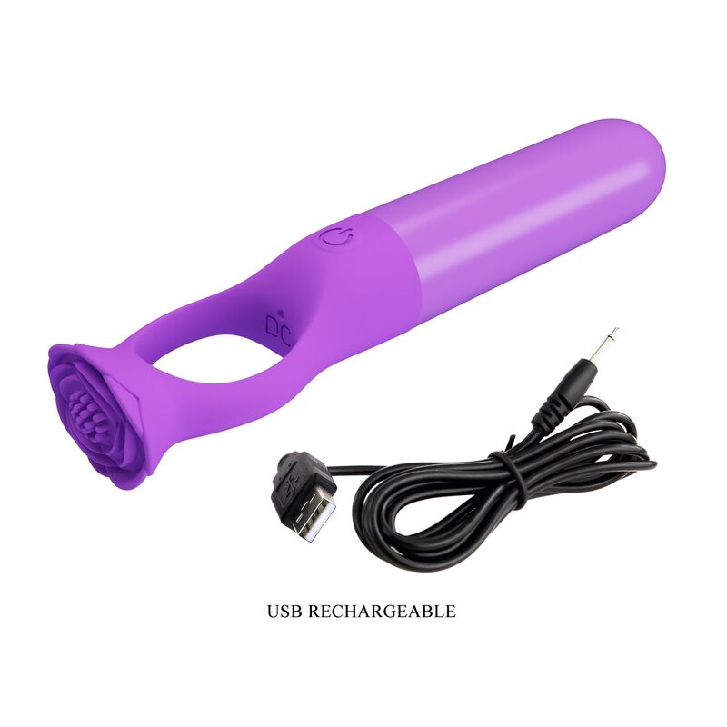 Pretty Love - Giana Mini-Vibrateur Masseur Rechargeable Violet - Image 8