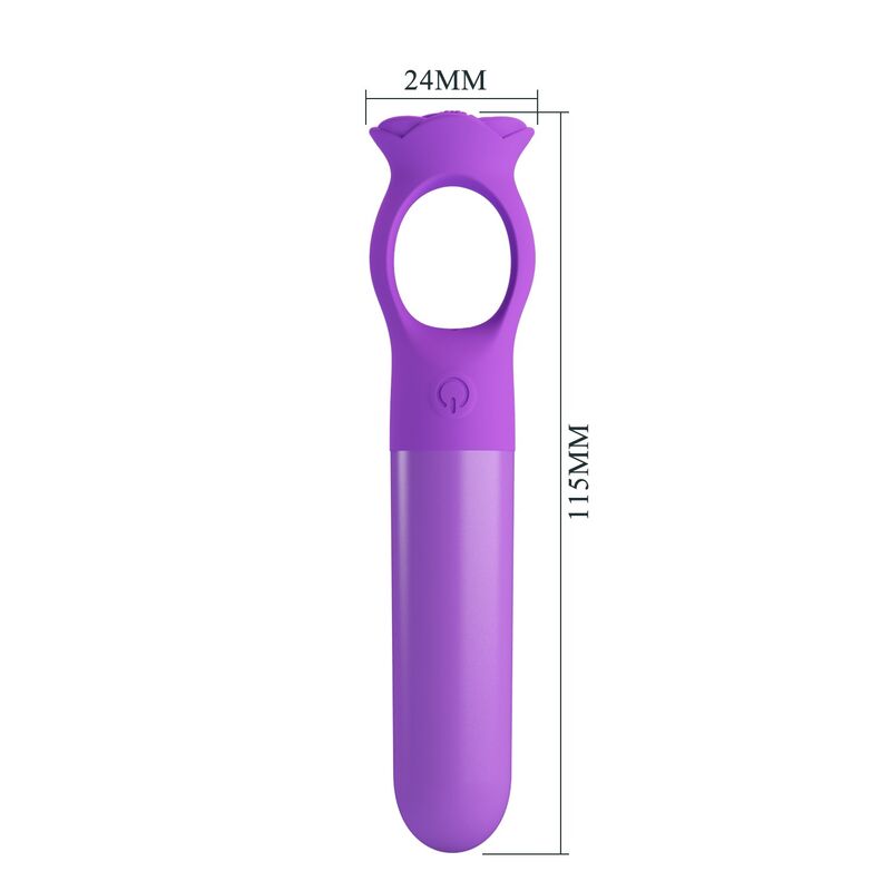 Pretty Love - Giana Mini-Vibrateur Masseur Rechargeable Violet - Image 9