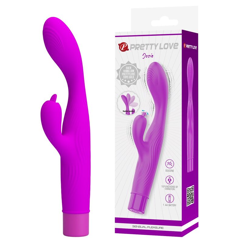Pretty Love - Jene Vibrateur À Double Stimulation Point G Et Clitorial Violet - Image 9