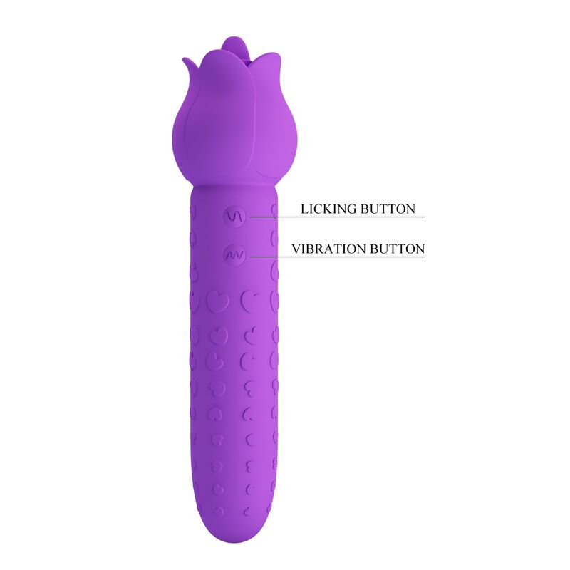 Pretty Love - Dannell Rechargeable Oral And Clitoral Stimulator Vibrator Purple - Image 12