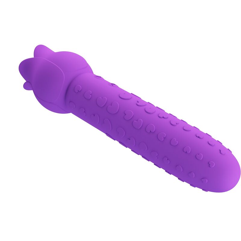 Pretty Love - Dannell Rechargeable Oral And Clitoral Stimulator Vibrator Purple - Image 11