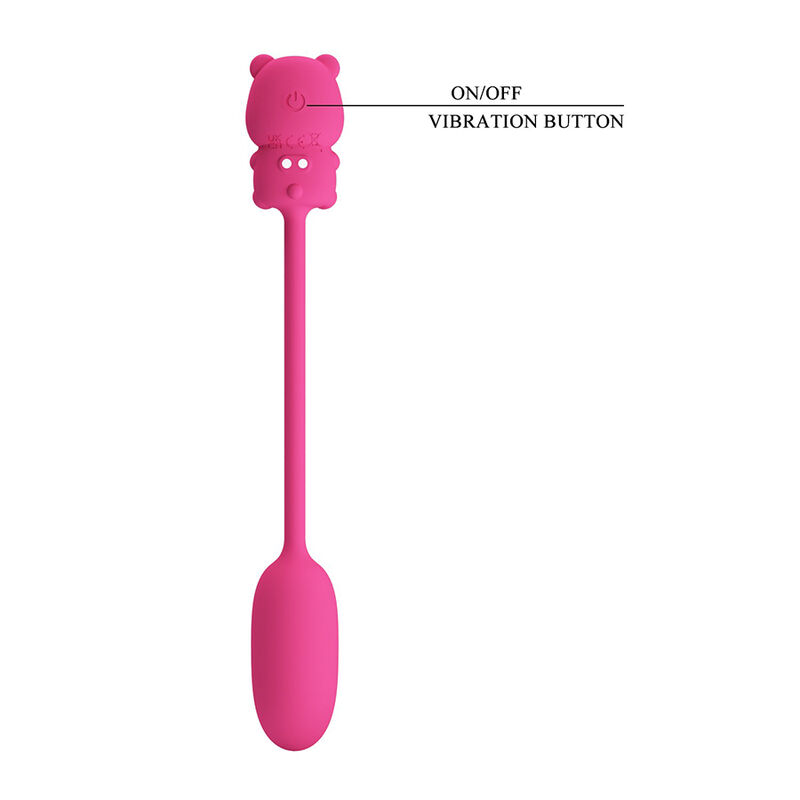 Pretty Love - Vibrateur Balle Rechargeable Olson Avec Télécommande Filaire Rose - Image 6