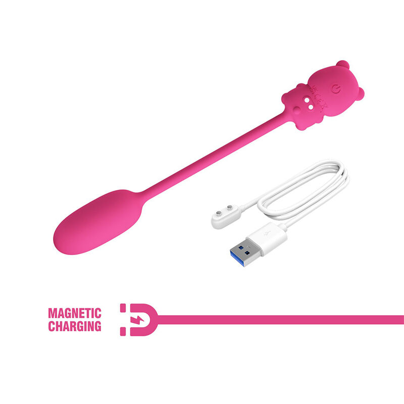 Pretty Love - Vibrateur Balle Rechargeable Olson Avec Télécommande Filaire Rose - Image 10