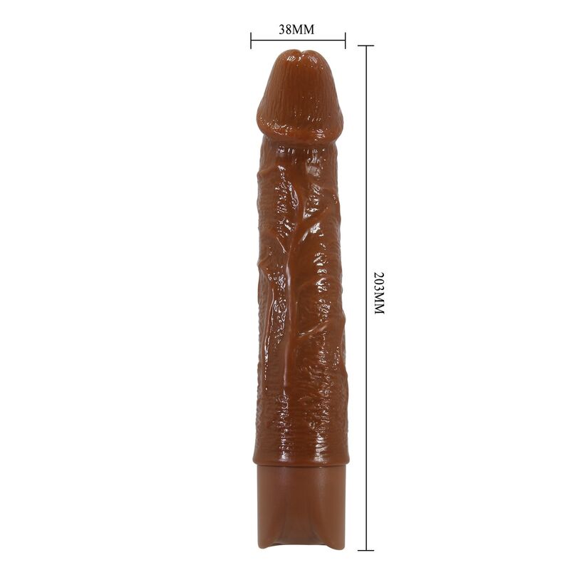 Pretty Love - Leonardo Realistic Vibrator 20 Cm Ø 4 Cm Brown - Image 11