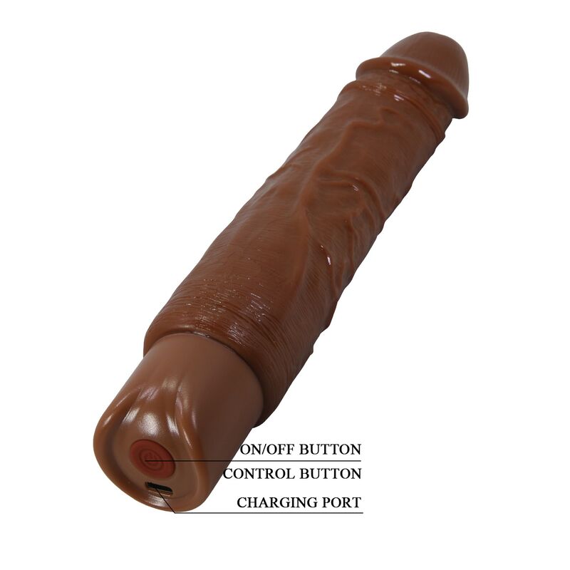 Pretty Love - Duke Realistic Vibrator 23.5 Cm Ø 4.8 Cm Brown - Image 6