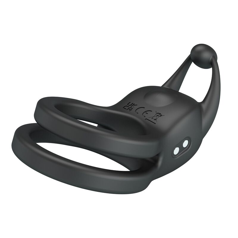 Pretty Love - Anneau Pénis Double Vibrant Rechargeable Goodwin Noir - Image 12