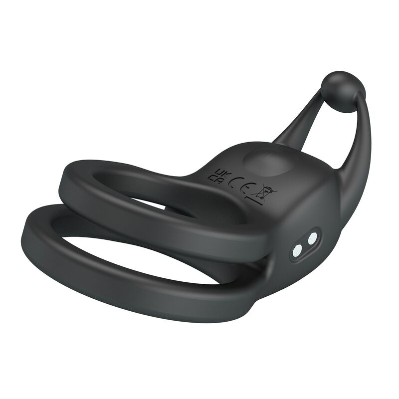 Pretty Love - Anneau Pénis Double Vibrant Rechargeable Goodwin Noir - Image 10