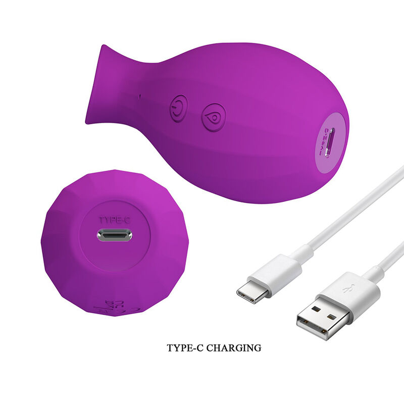 Pretty Love - Bouteille Magique Stimulateur Clitorial À Succion Rechargeable Violette - Image 10
