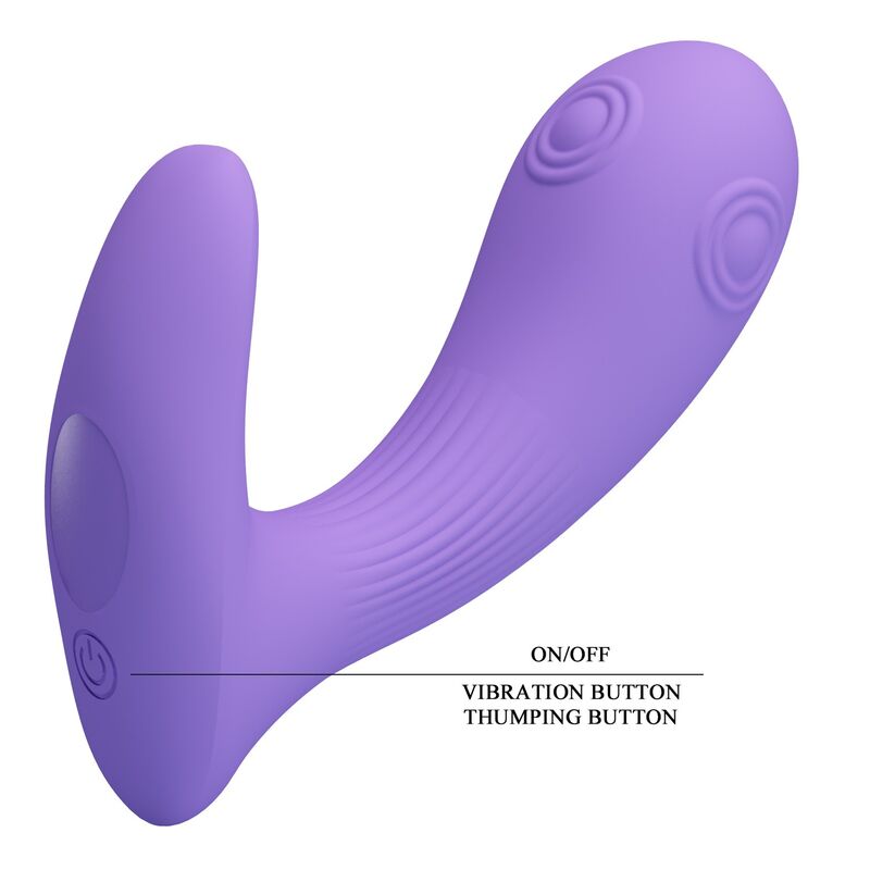 Pretty Love - Andromeda Vibrateur À Double Stimulation Rechargeable Violet - Image 5