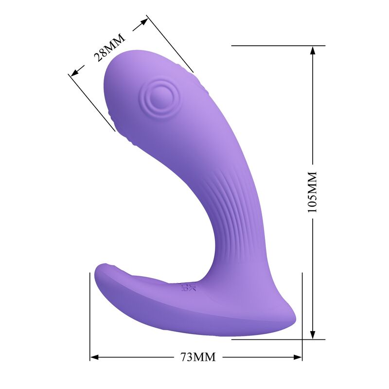 Pretty Love - Andromeda Vibrateur À Double Stimulation Rechargeable Violet - Image 10