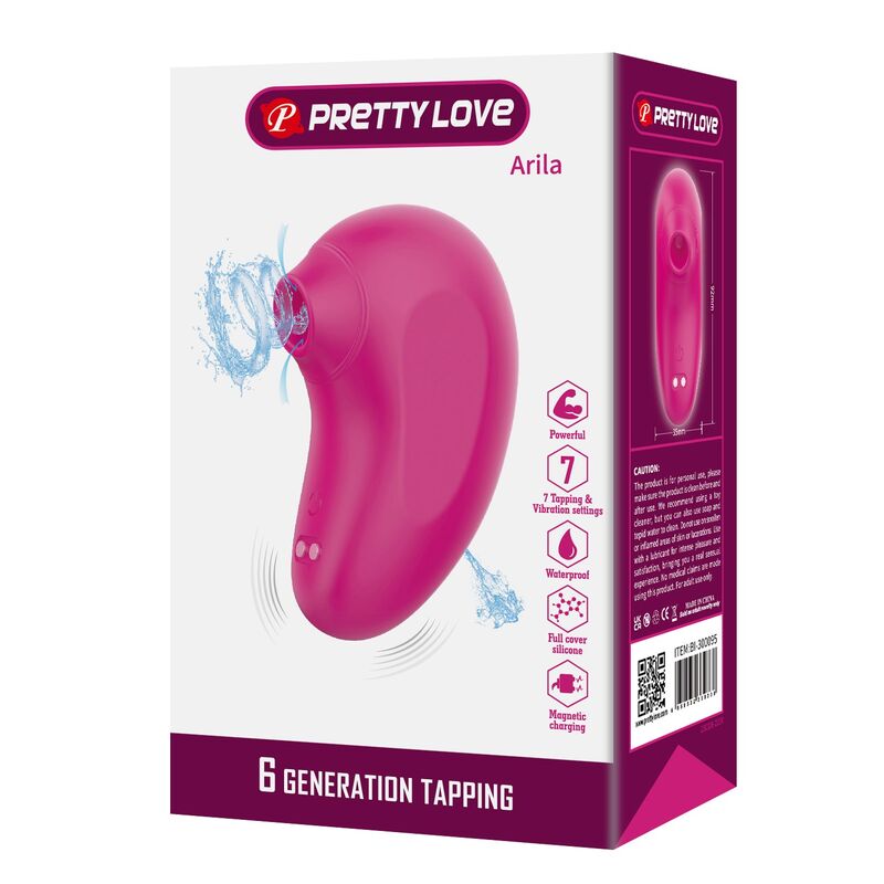 Pretty Love - Stimulateur Clitorial Rechargeable Arila Avec Vibration Rose - Image 3