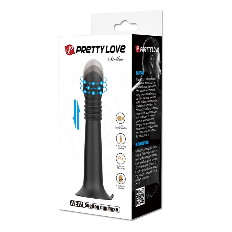Pretty Love - Stella Masseur Rotatif Et À Poussée Rechargeable Par Usb - Image 3