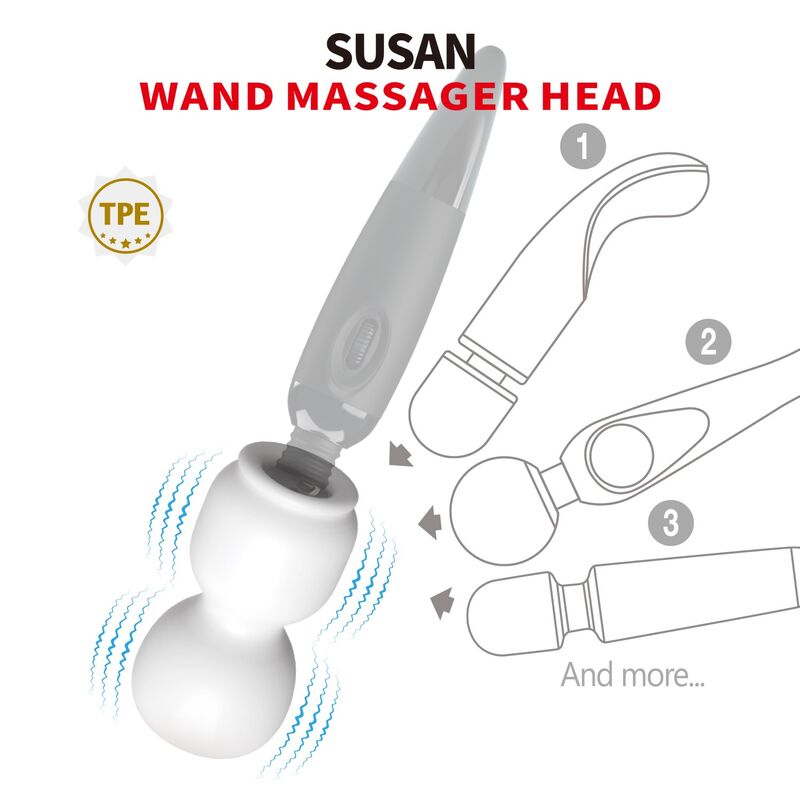 Pretty Love - Susan Power Head Wand Massager Ø 6,5 Cm - Image 6