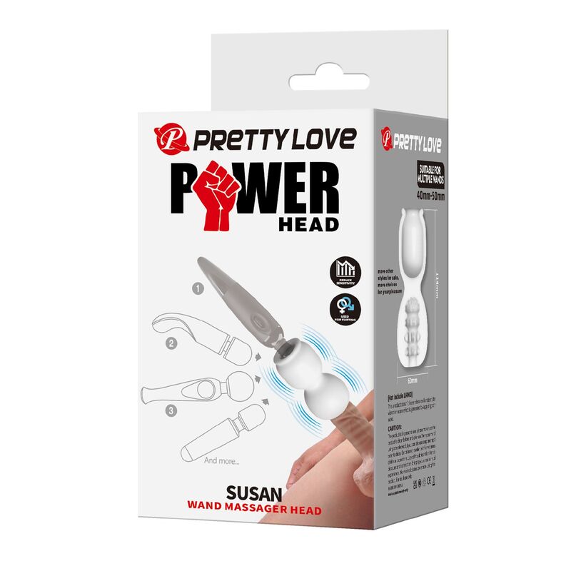 Pretty Love - Susan Power Head Wand Massager Ø 6,5 Cm - Image 8