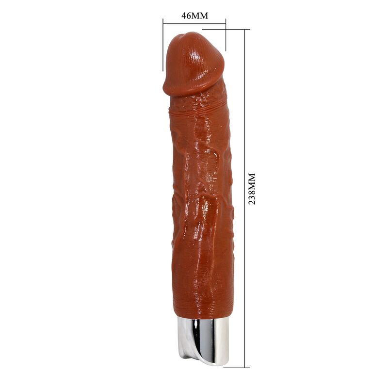 Pretty Love - Pro Realistic Vibrator 23.5 Cm Ø 4.8 Cm Brown - Image 9
