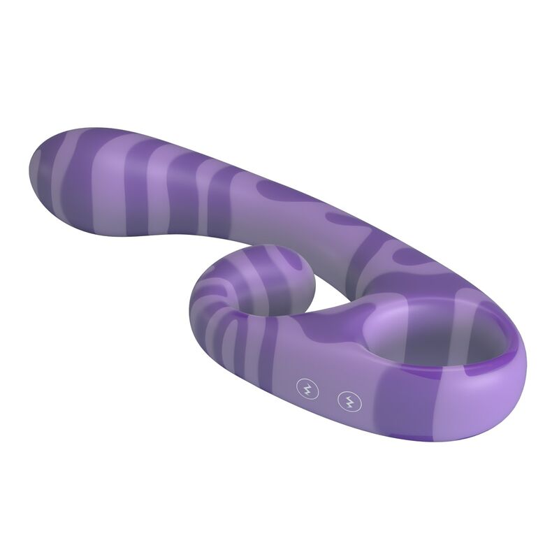 Pretty Love - Vibrateur Double Embout Avec Poignée 19 Cm Ø 3,5 Cm Violet - Image 5