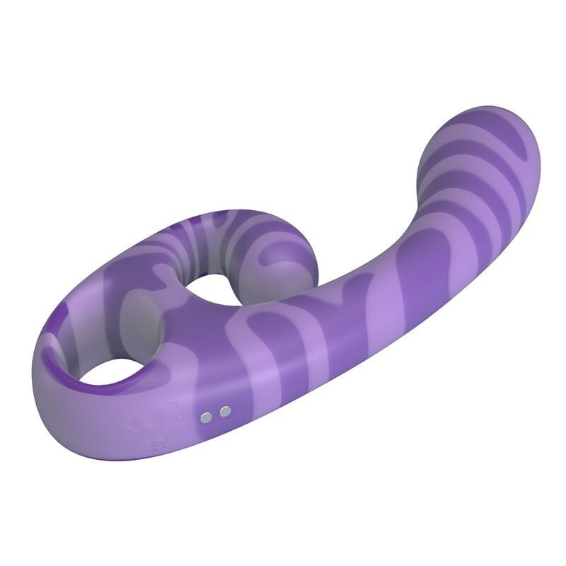 Pretty Love - Vibrateur Double Embout Avec Poignée 19 Cm Ø 3,5 Cm Violet - Image 6