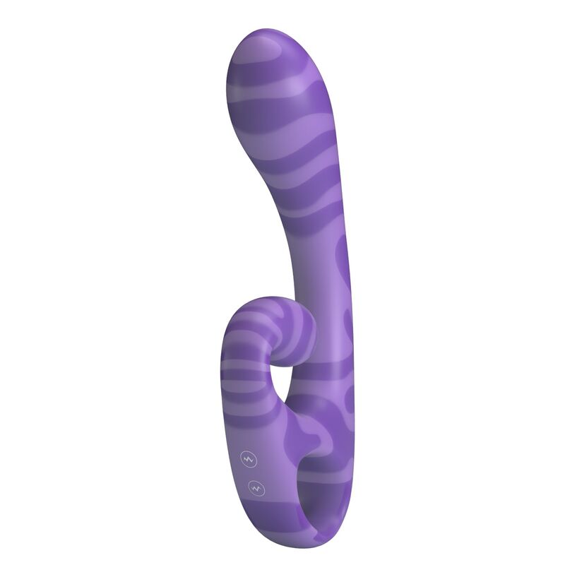 Pretty Love - Vibrateur Double Embout Avec Poignée 19 Cm Ø 3,5 Cm Violet - Image 7