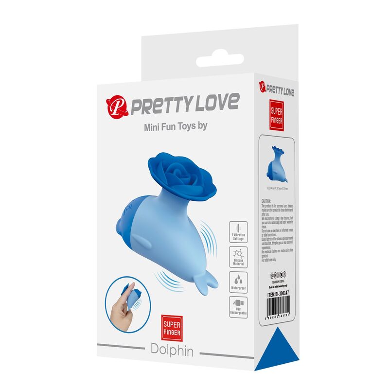 Pretty Love - Mini Vibrateur Rechargeable Usb Dauphin - Image 3
