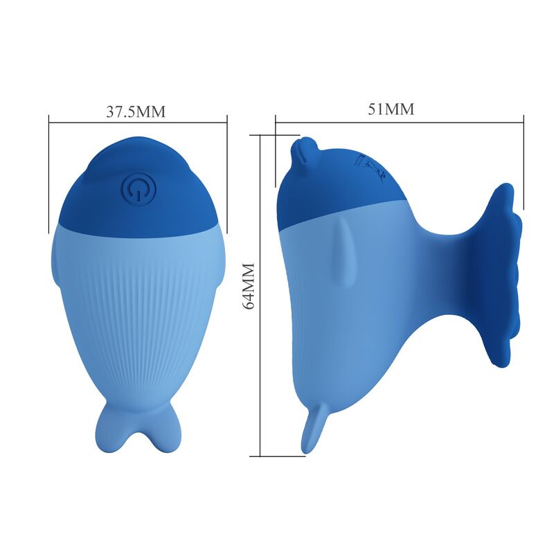 Pretty Love - Mini Vibrateur Rechargeable Usb Dauphin - Image 8