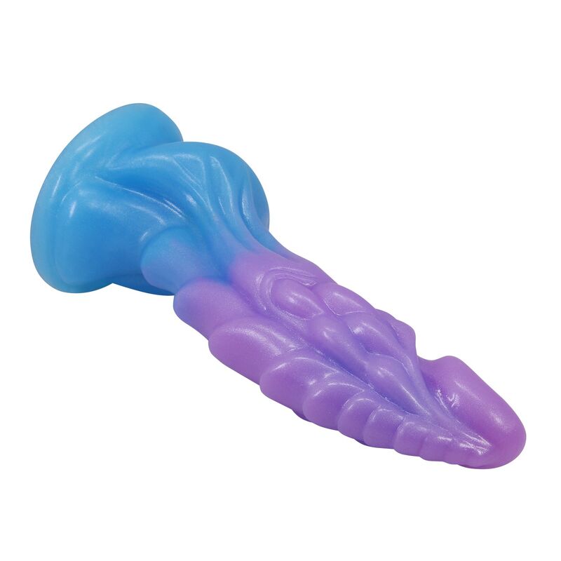 Power Monsters - Atlanteans Realistic Dildo With Suction Cup 19 Cm Ø 5 Cm Blue & Purple - Image 7