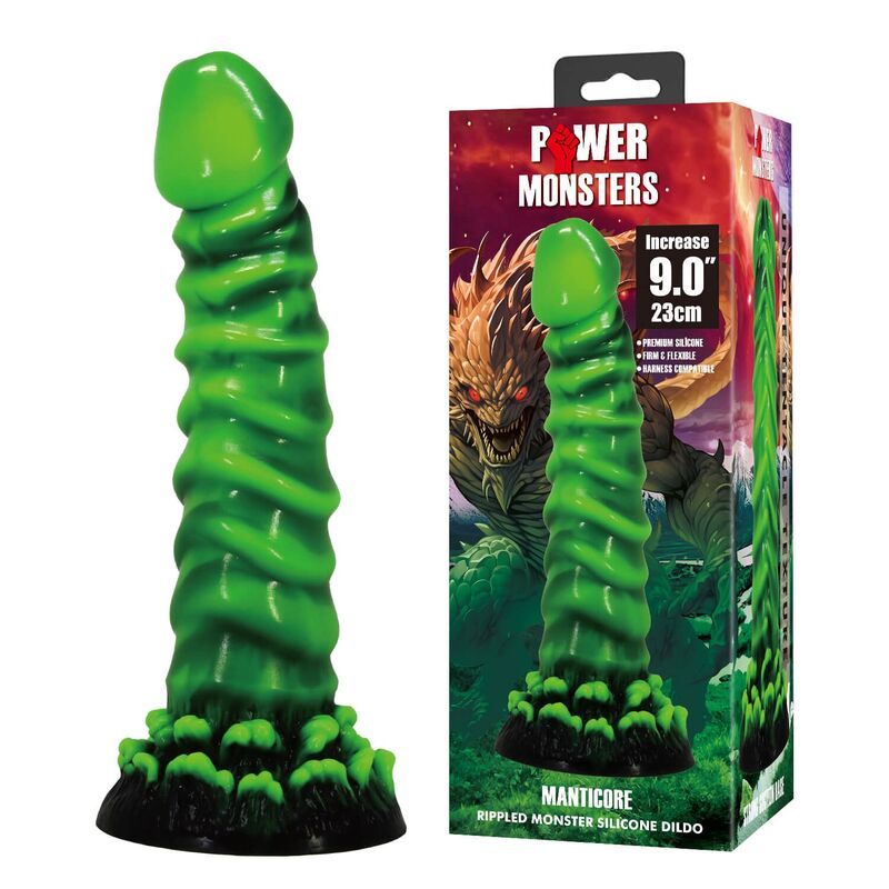 Power Monsters - Manticore Fantasy Godemichet En Silicone 23 Cm Ø 5 Cm - Image 8