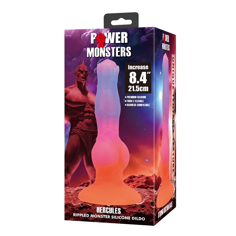 Power Monsters - Hercules Fantasy Silicone Dildo 21.5 Cm Ø 5 Cm - Image 3