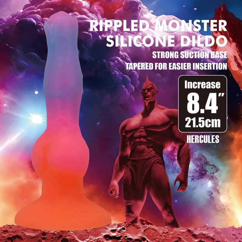 Power Monsters - Hercules Fantasy Silicone Dildo 21.5 Cm Ø 5 Cm - Image 8