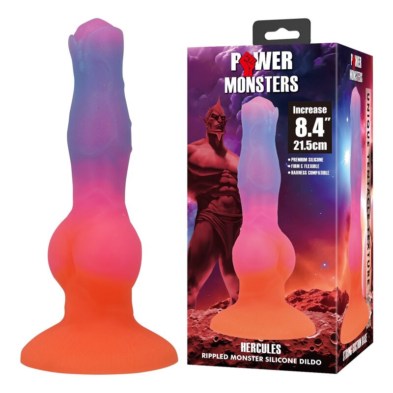 Power Monsters - Hercules Fantasy Silicone Dildo 21.5 Cm Ø 5 Cm - Image 9