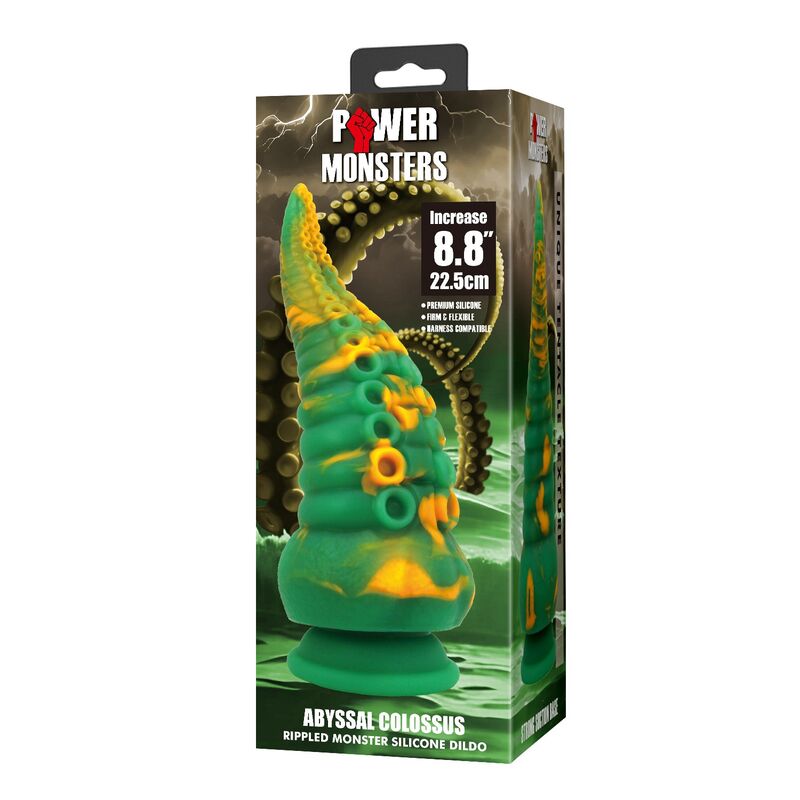 Power Monsters - Abyssal Colossus Bicolor Fantasy Silicone Dildo 22.5 Cm Ø 6 Cm - Image 4