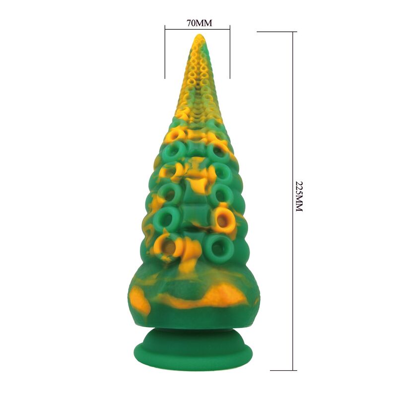 Power Monsters - Abyssal Colossus Bicolor Fantasy Silicone Dildo 22.5 Cm Ø 6 Cm - Image 7