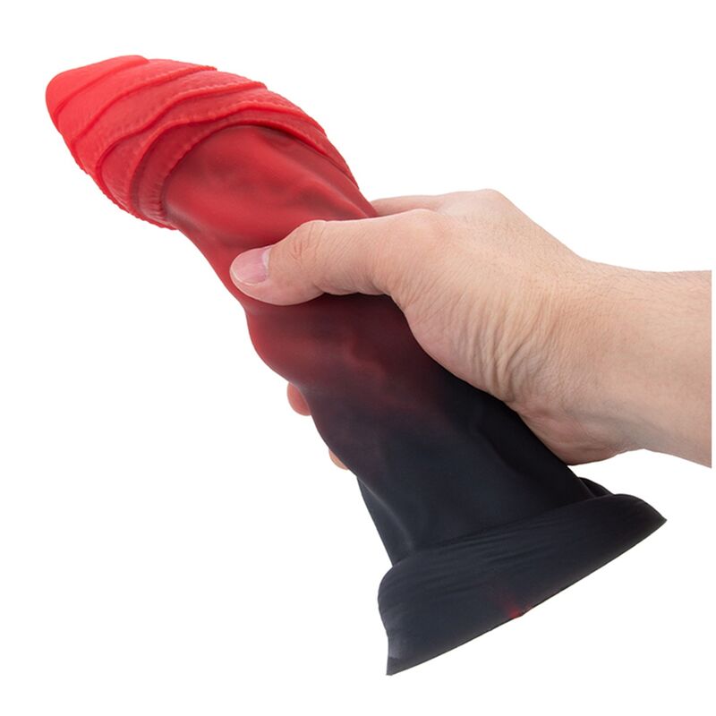 Power Monsters - Goliath Infernal Bicolore Fantasy Godemichet En Silicone 25 Cm Ø 6 Cm - Image 5